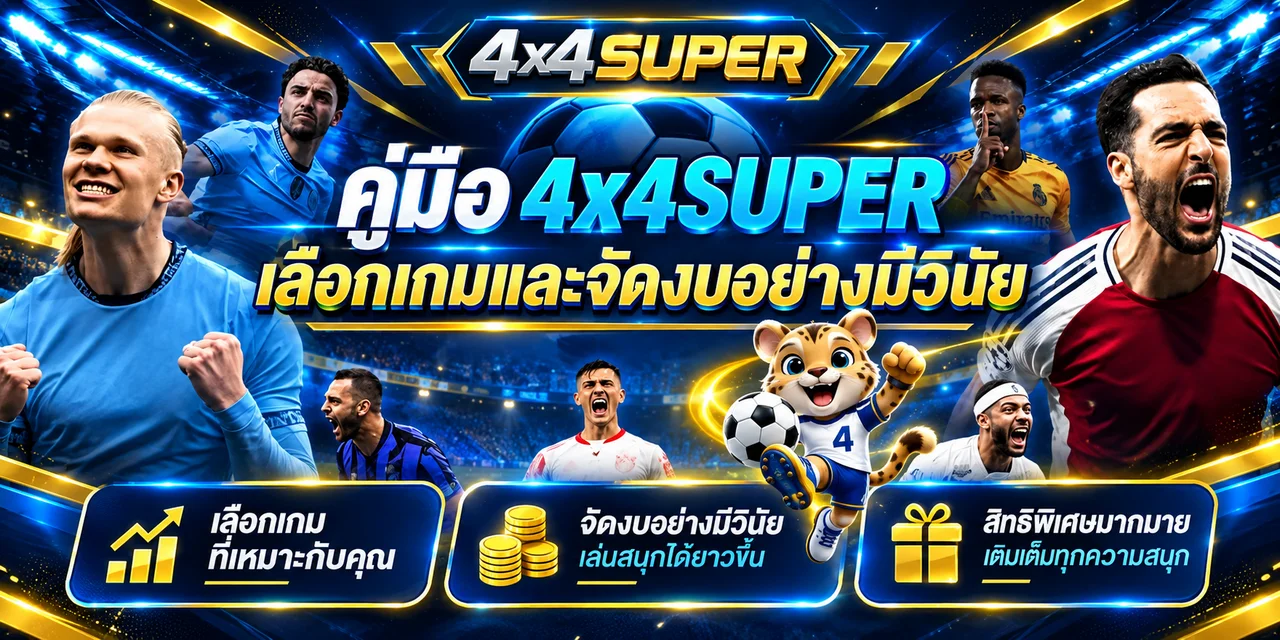 4x4SUPER โปรโมชั่น วิธีอ่านเงื่อนไขและวางงบ